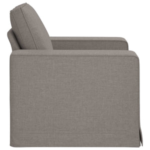 Καναπές Taupe 103 x 80 x 82 εκ ύφασμα - Pakobazaar