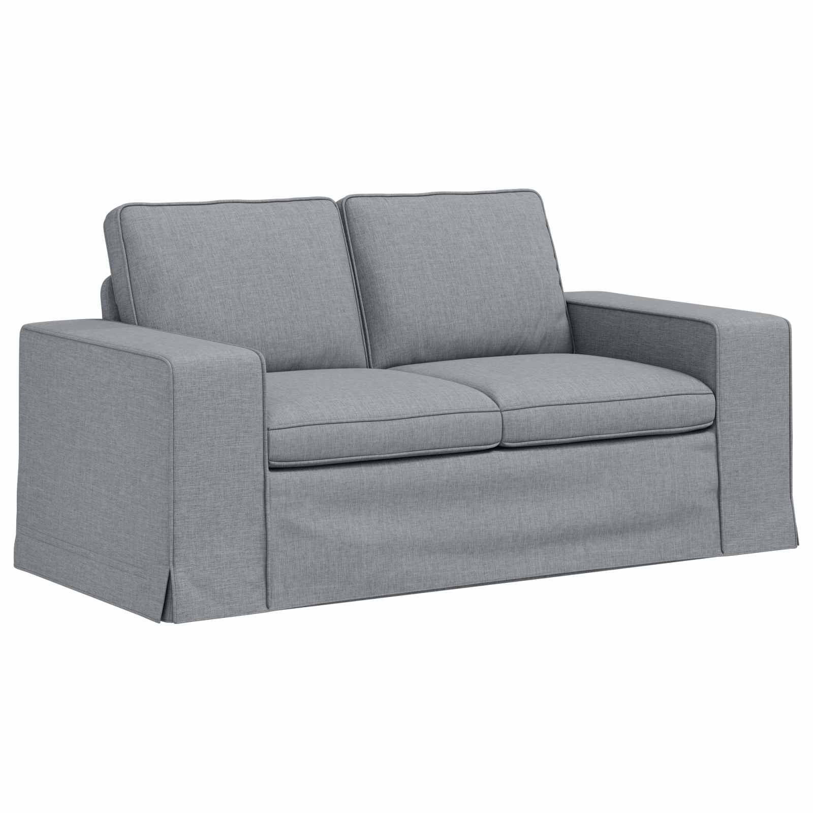 Καναπές Ανοιχτό γκρι 162 x 80 x 82 εκ ύφασμα - Pakobazaar