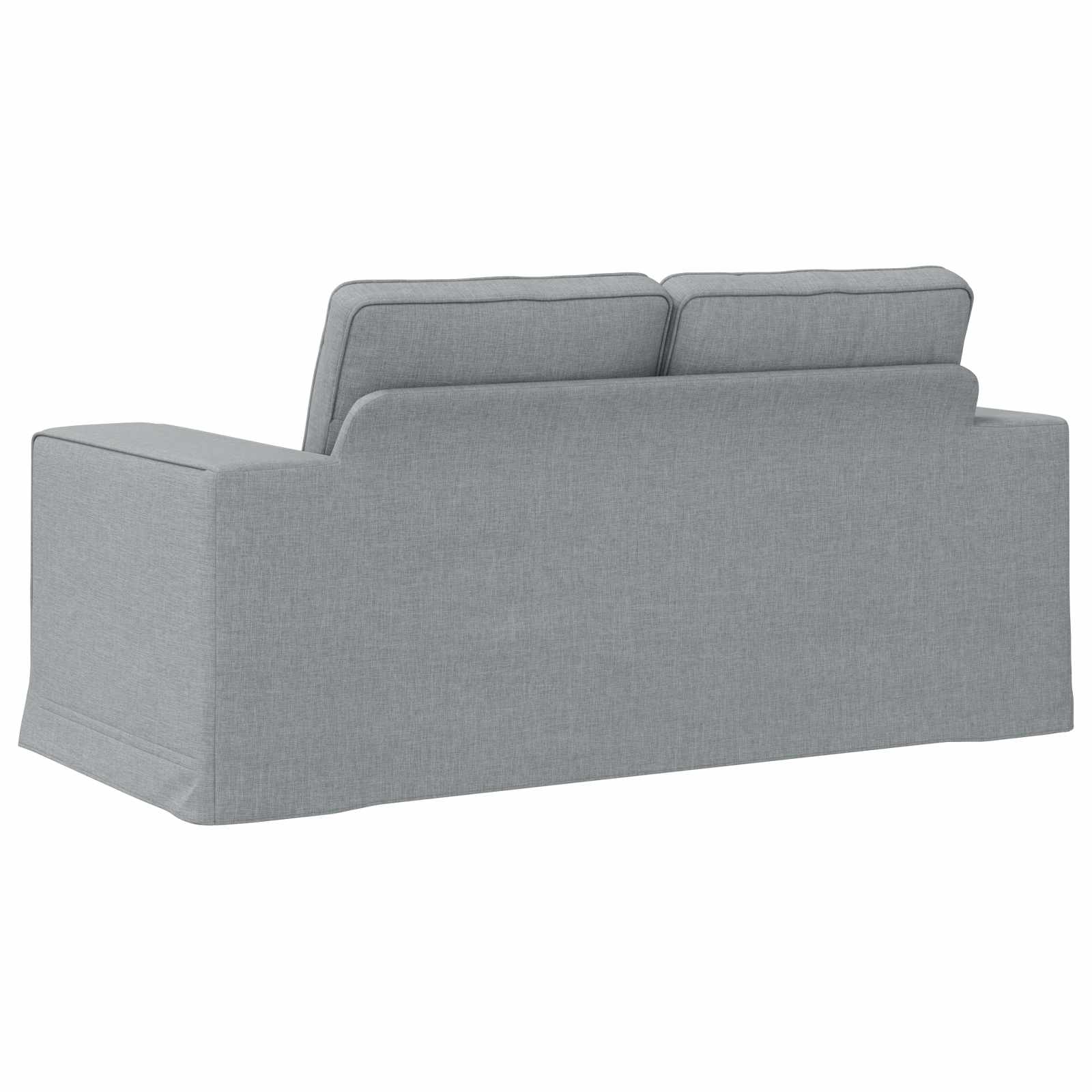 Καναπές Ανοιχτό γκρι 162 x 80 x 82 εκ ύφασμα - Pakobazaar