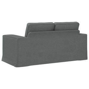 Καναπές Σκούρο Γκρι 162 x 80 x 82 εκ ύφασμα - Pakobazaar