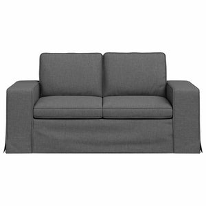 Καναπές Σκούρο Γκρι 162 x 80 x 82 εκ ύφασμα - Pakobazaar