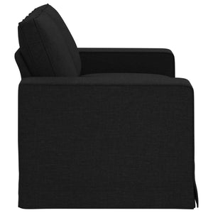 Καναπές Μαύρο 162 x 80 x 82 εκ ύφασμα - Pakobazaar