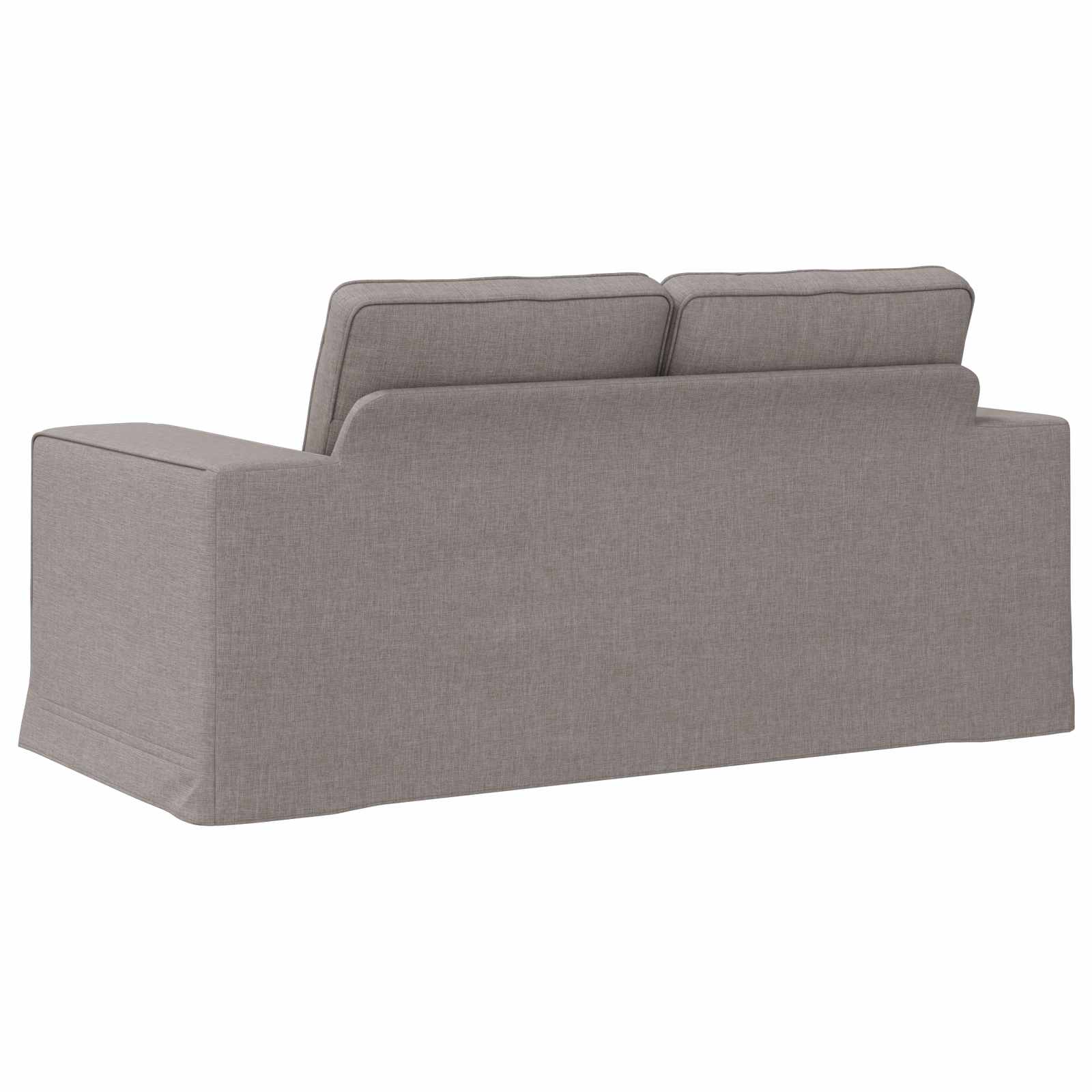 Καναπές Taupe 162 x 80 x 82 εκ ύφασμα - Pakobazaar
