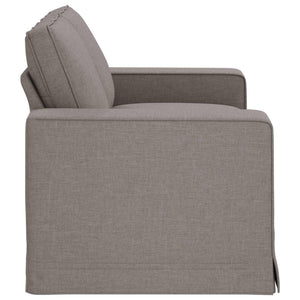 Καναπές Taupe 162 x 80 x 82 εκ ύφασμα - Pakobazaar