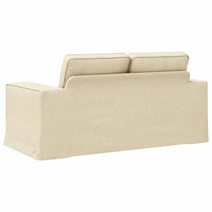 Καναπές Κρεμ 162 x 80 x 82 εκ ύφασμα - Pakobazaar