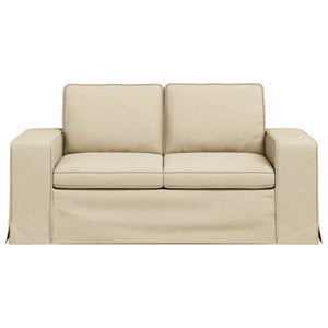 Καναπές Κρεμ 162 x 80 x 82 εκ ύφασμα - Pakobazaar