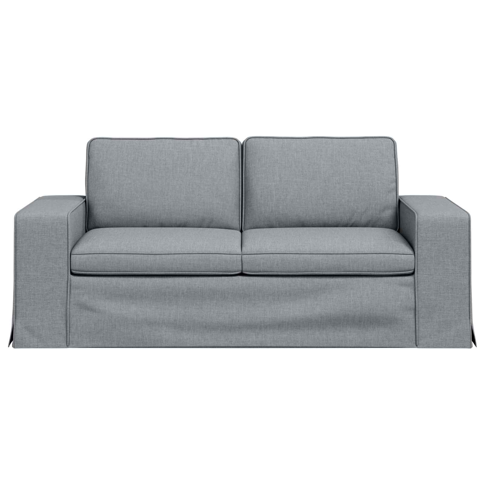 Καναπές Ανοιχτό γκρι 182 x 80 x 82 εκ ύφασμα - Pakobazaar