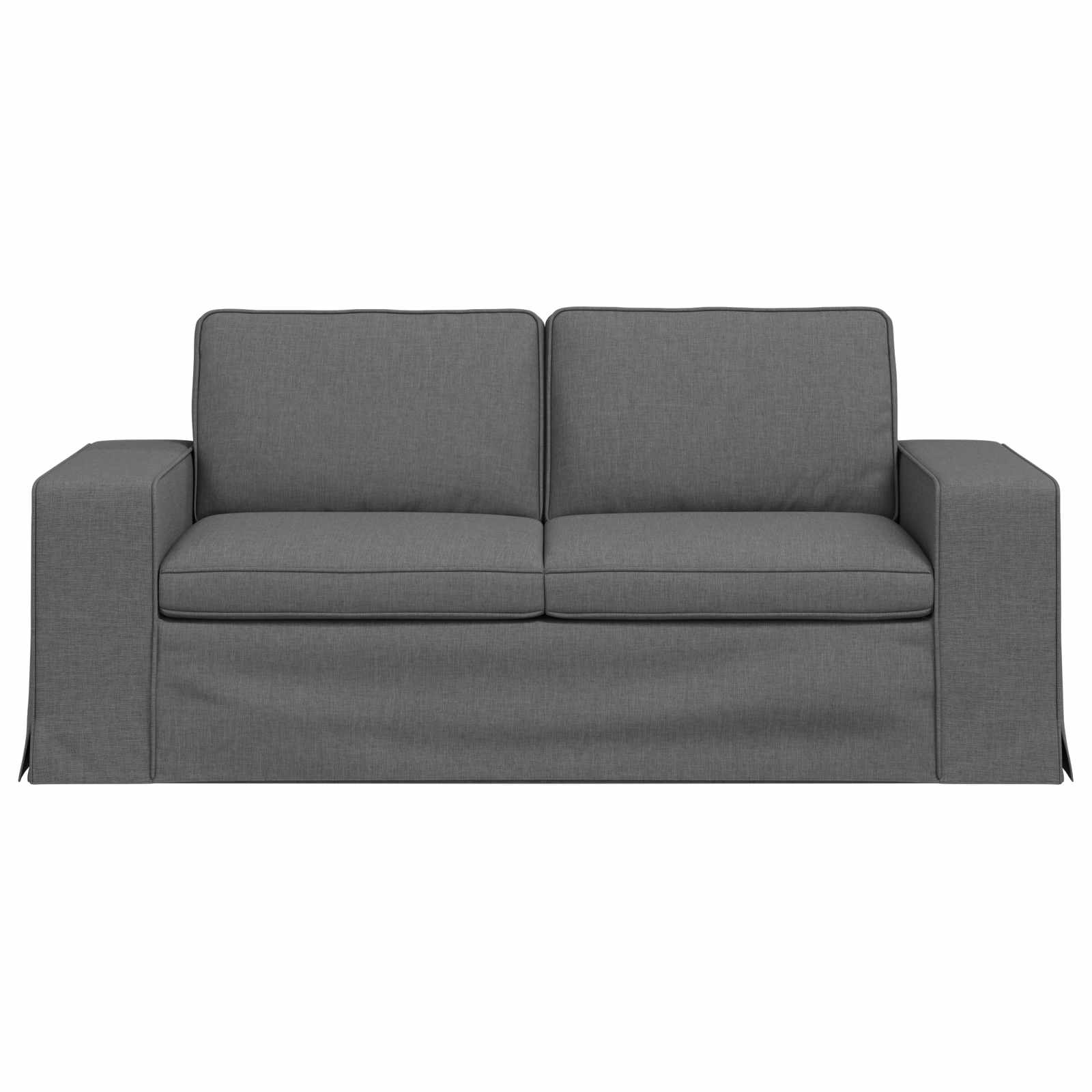 Καναπές Σκούρο Γκρι 182 x 80 x 82 εκ ύφασμα - Pakobazaar