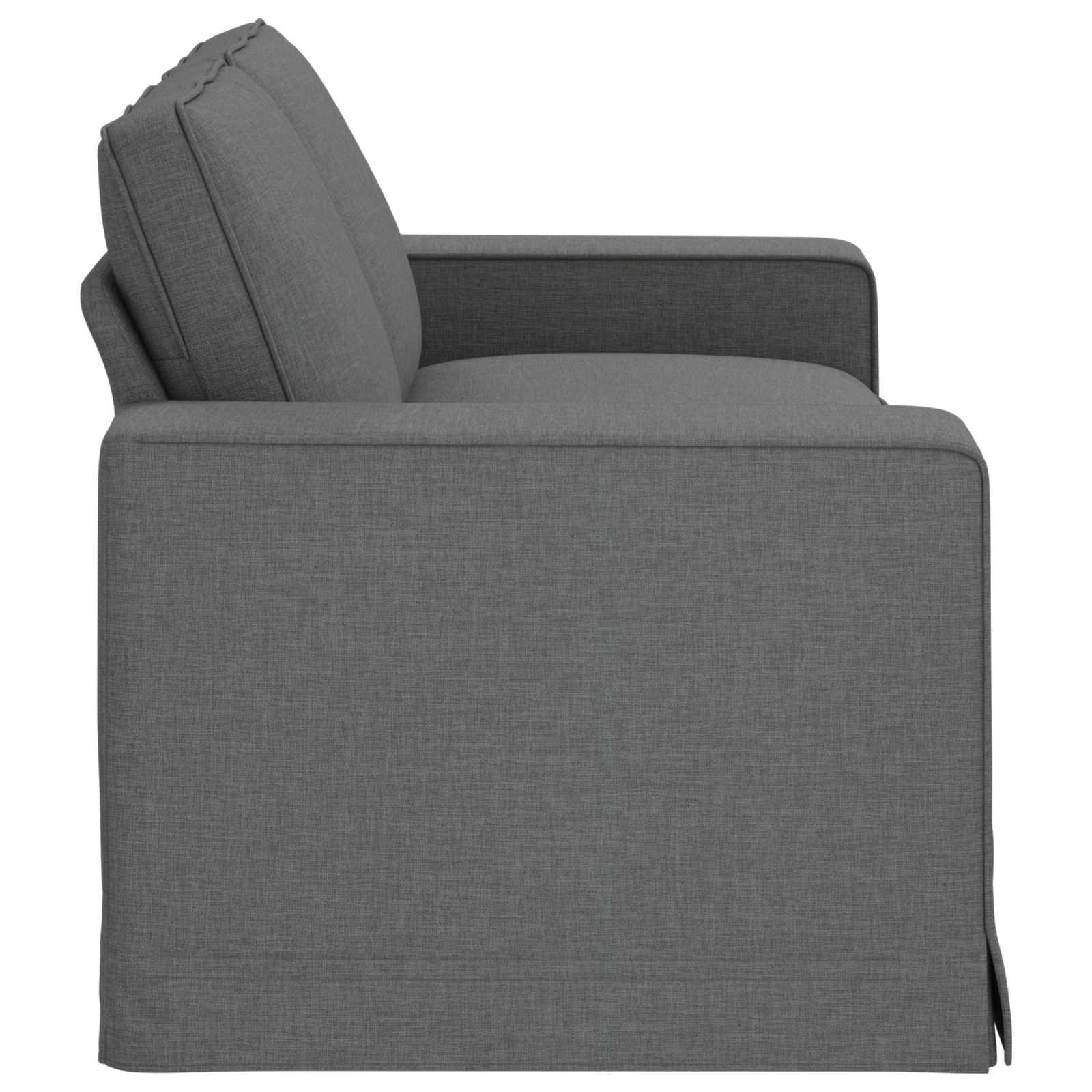 Καναπές Σκούρο Γκρι 182 x 80 x 82 εκ ύφασμα - Pakobazaar