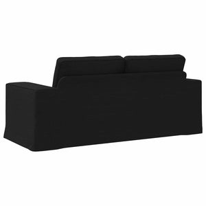 Καναπές Μαύρο 182 x 80 x 82 εκ ύφασμα - Pakobazaar