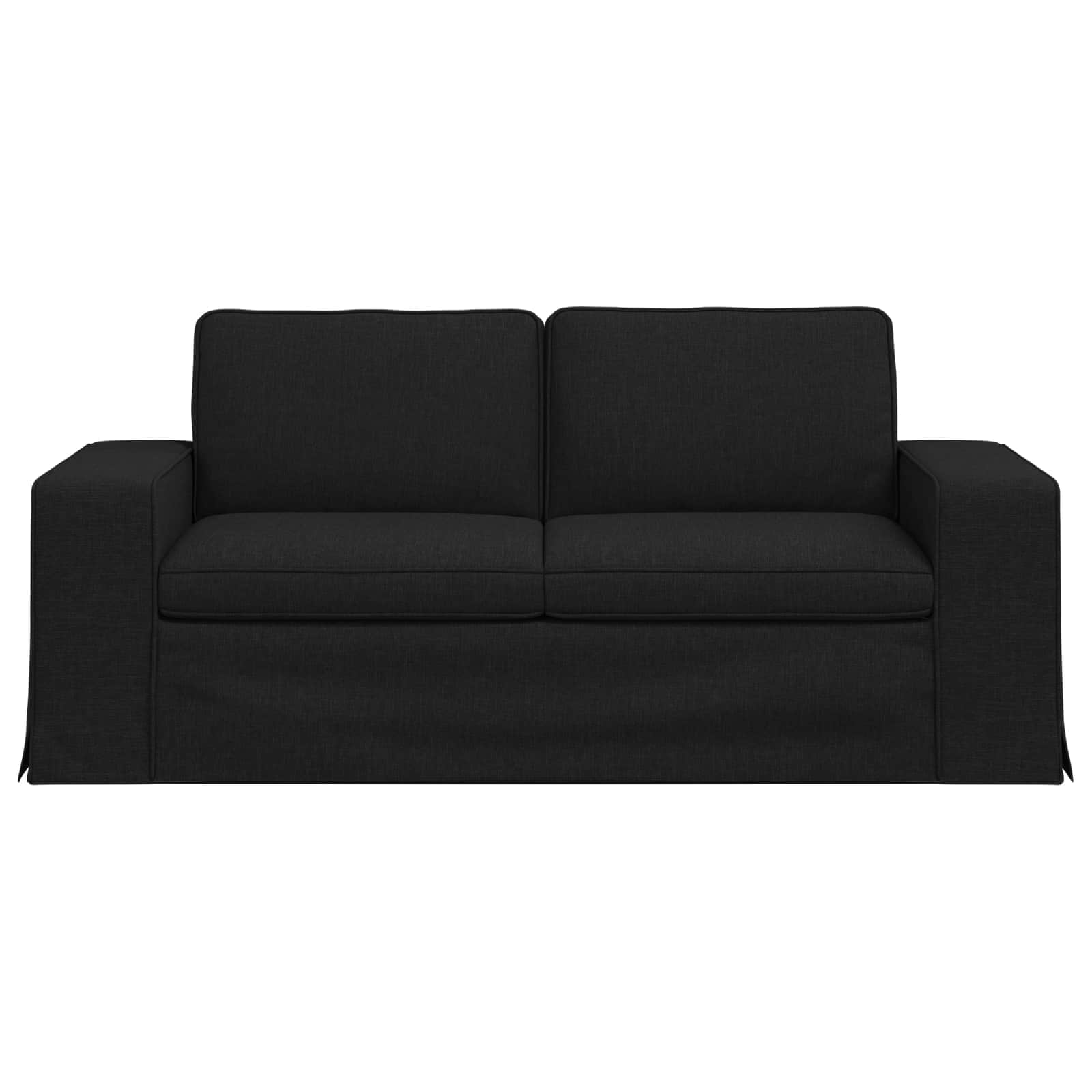 Καναπές Μαύρο 182 x 80 x 82 εκ ύφασμα - Pakobazaar