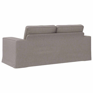 Καναπές Taupe 182 x 80 x 82 εκ ύφασμα - Pakobazaar