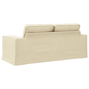 Καναπές Κρεμ 182 x 80 x 82 εκ ύφασμα - Pakobazaar