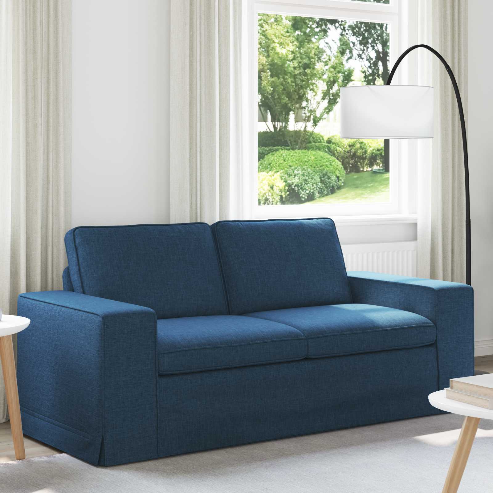 Καναπές Μπλε 182 x 80 x 82 εκ ύφασμα - Pakobazaar