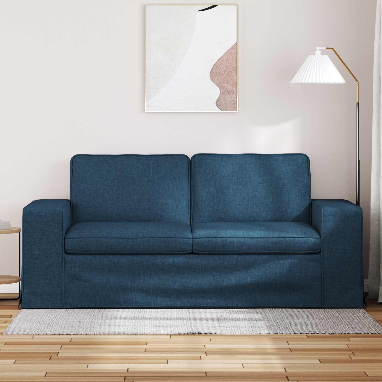 Καναπές Μπλε 182 x 80 x 82 εκ ύφασμα - Pakobazaar