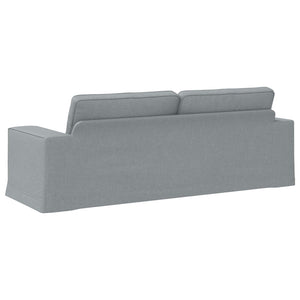 Καναπές Ανοιχτό γκρι 222 x 80 x 82 εκ ύφασμα - Pakobazaar