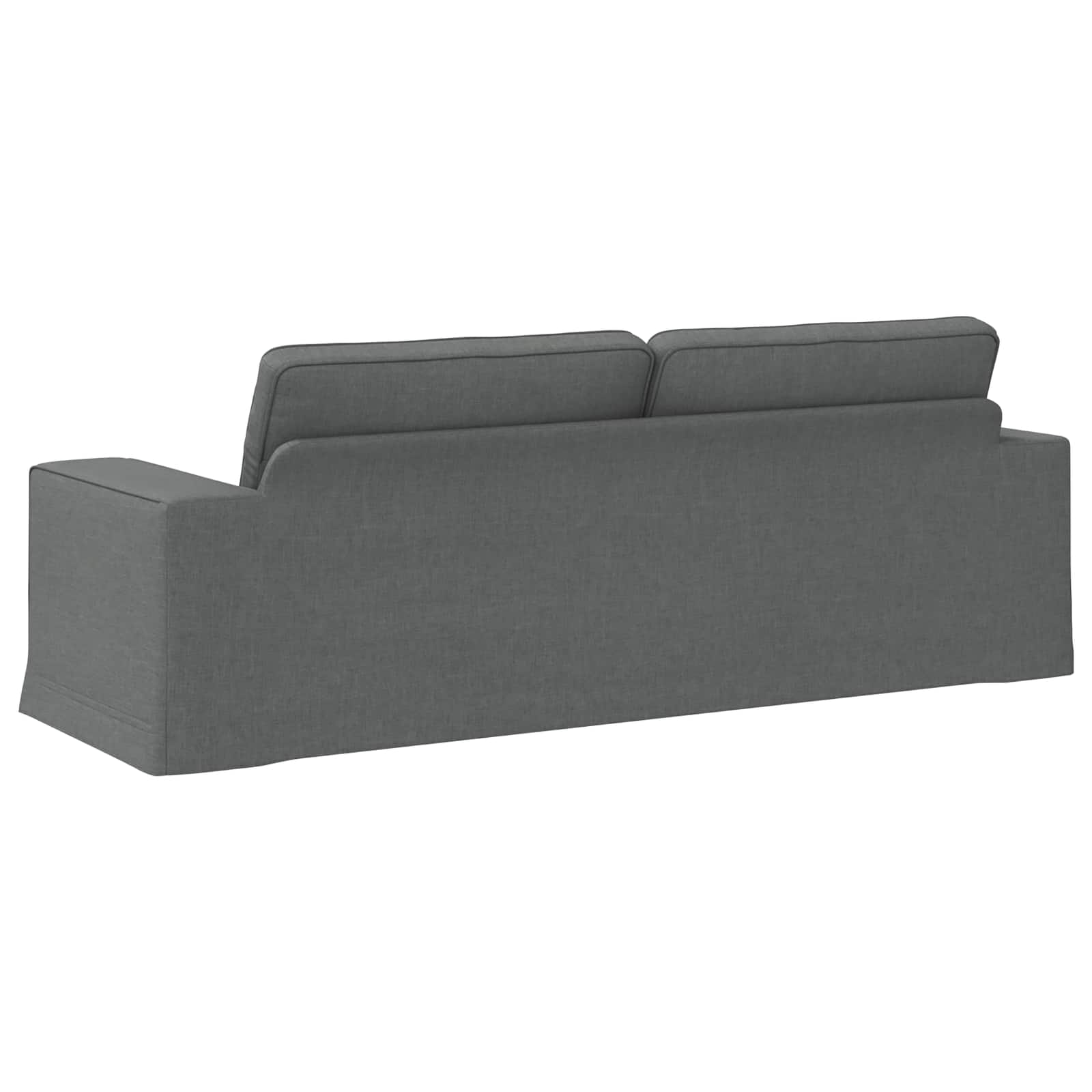 Καναπές Σκούρο Γκρι 222 x 80 x 82 εκ ύφασμα - Pakobazaar
