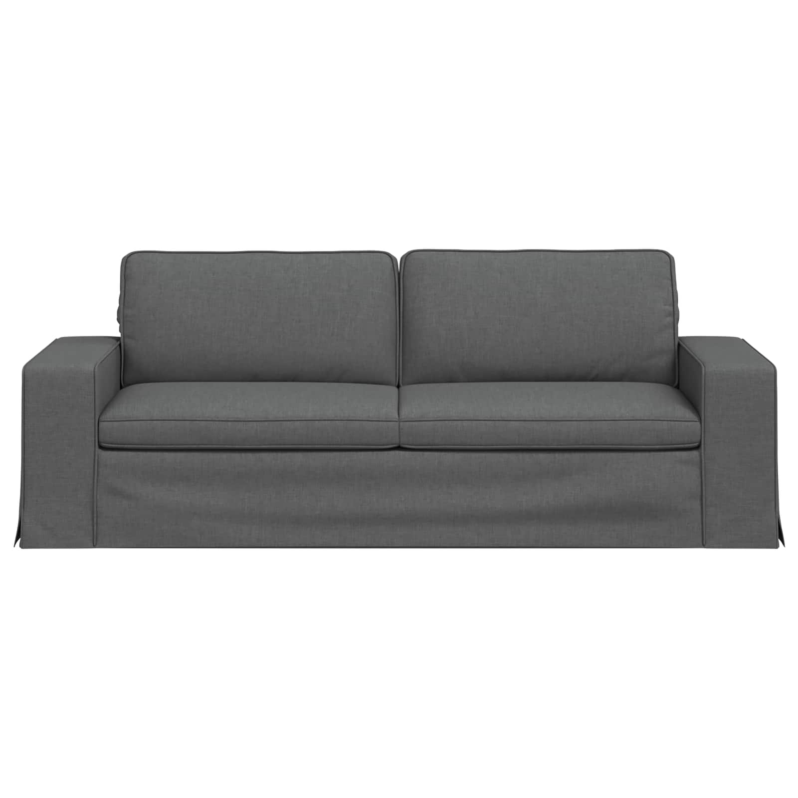 Καναπές Σκούρο Γκρι 222 x 80 x 82 εκ ύφασμα - Pakobazaar