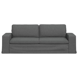 Καναπές Σκούρο Γκρι 222 x 80 x 82 εκ ύφασμα - Pakobazaar