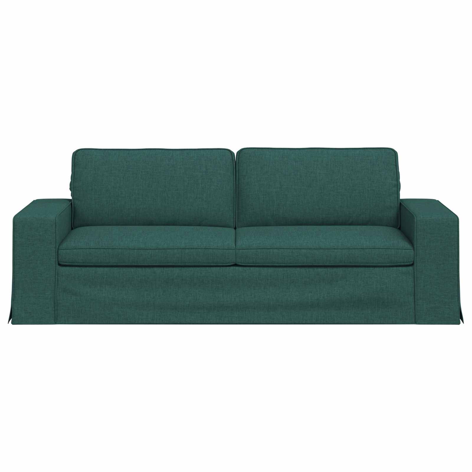 Καναπές Σκούρο Πράσινο 222 x 80 x 82 εκ ύφασμα - Pakobazaar