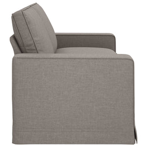 Καναπές Taupe 222 x 80 x 82 εκ ύφασμα - Pakobazaar