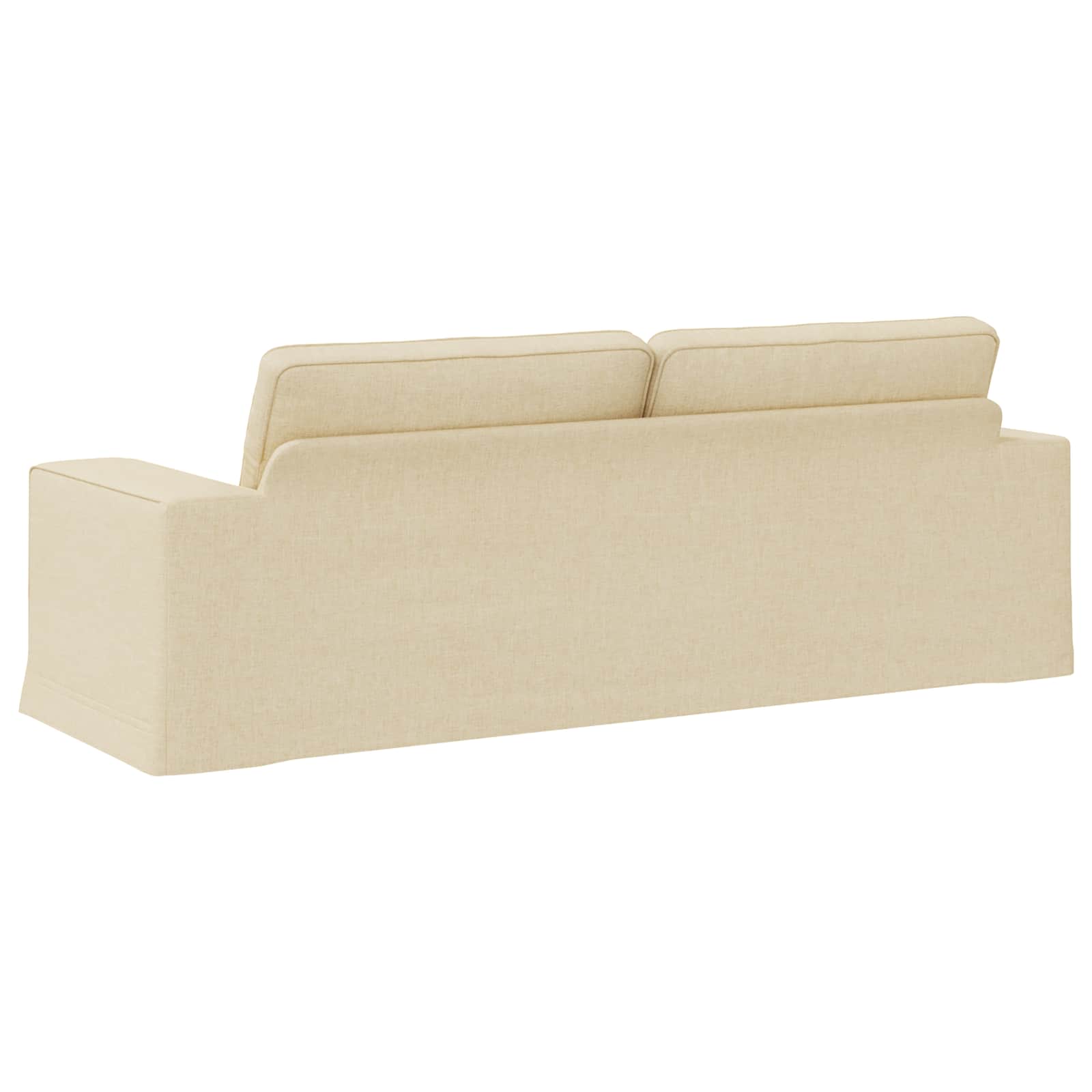 Καναπές Κρεμ 222 x 80 x 82 εκ ύφασμα - Pakobazaar