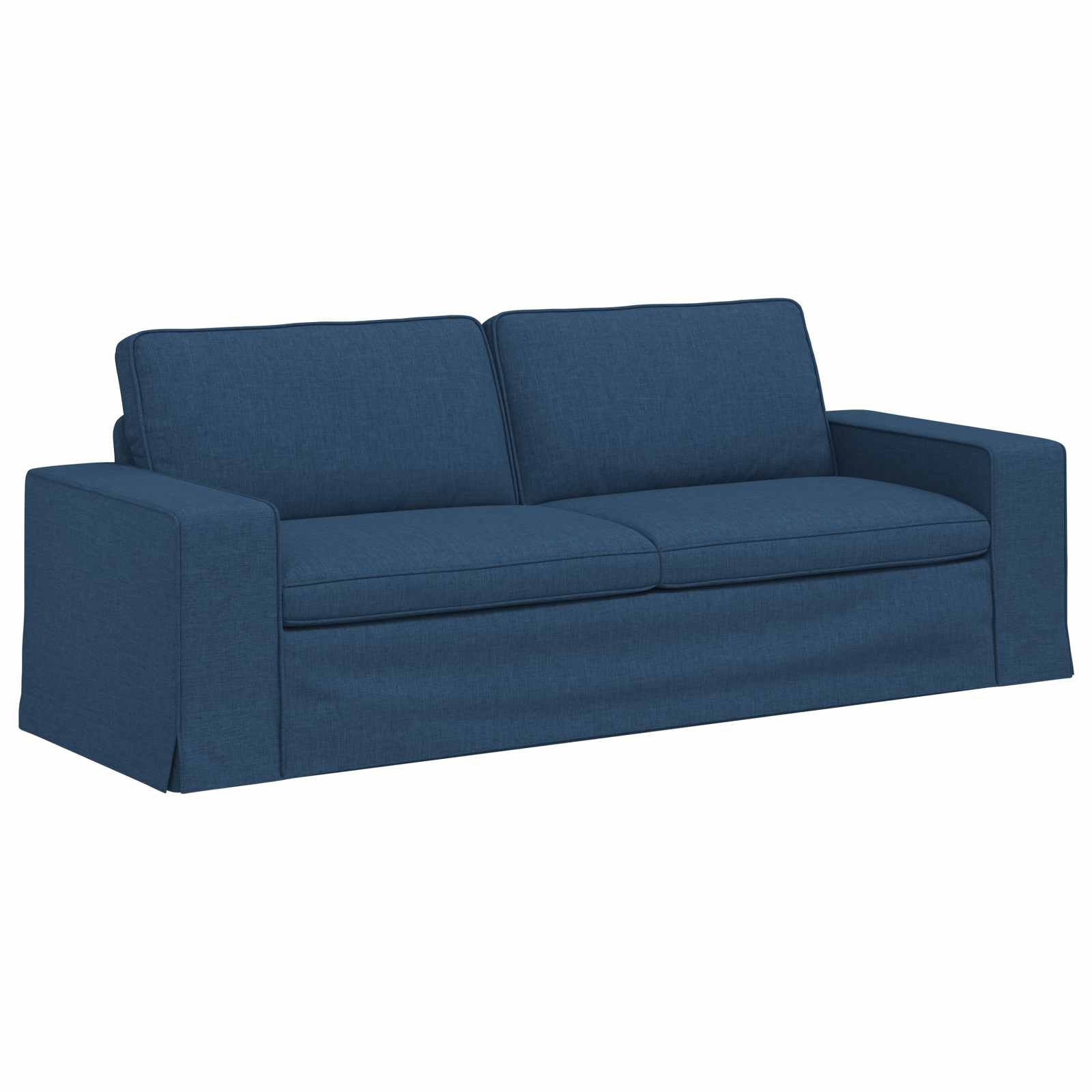 Καναπές Μπλε 222 x 80 x 82 εκ ύφασμα - Pakobazaar