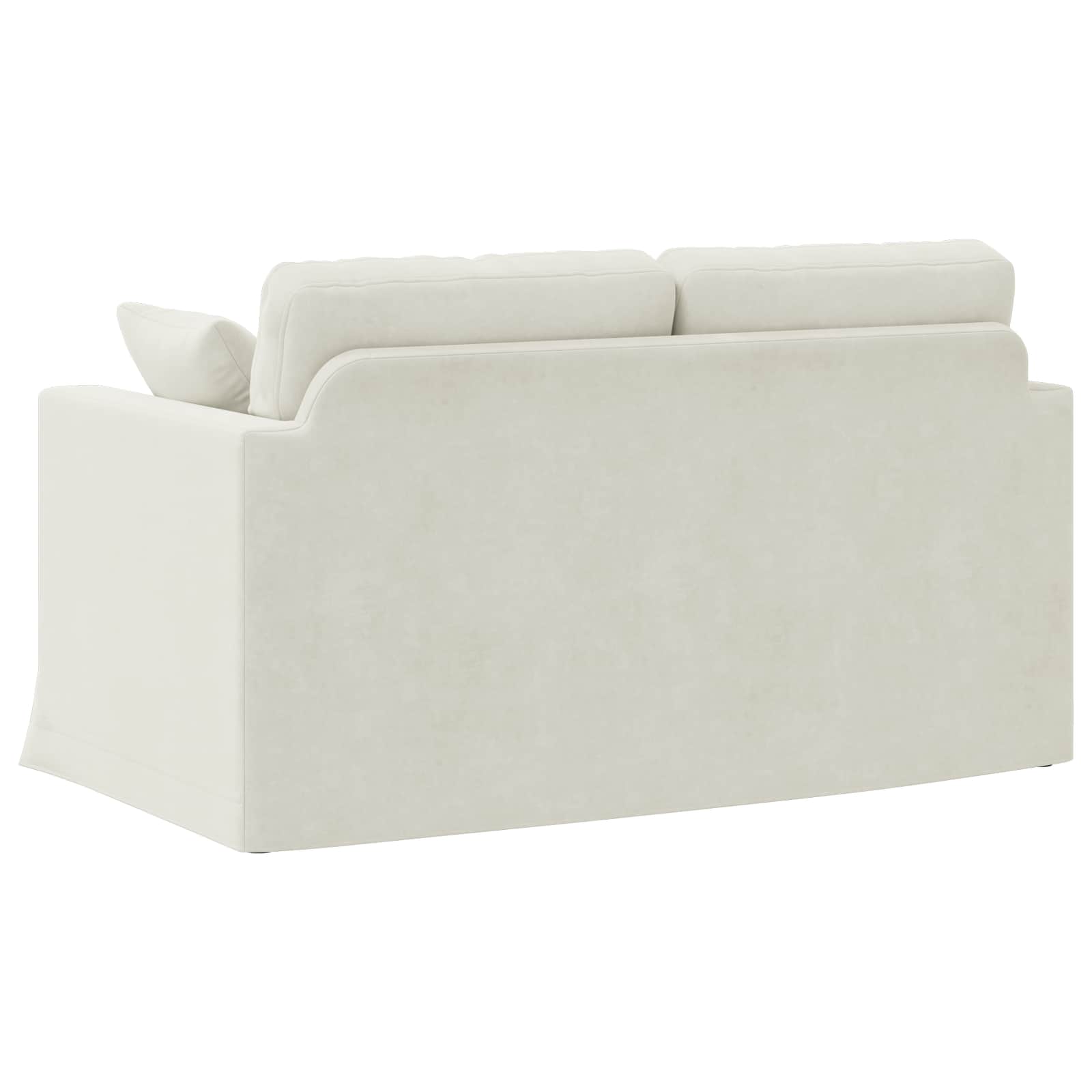 Καναπές Κρεμ 138 x 78 x 80 εκ Βελούδο - Pakobazaar