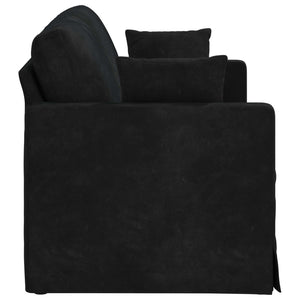 Καναπές Μαύρο 158 x 78 x 80 εκ Βελούδο - Pakobazaar
