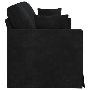 Καναπές Μαύρο 198 x 78 x 80 εκ Βελούδο - Pakobazaar