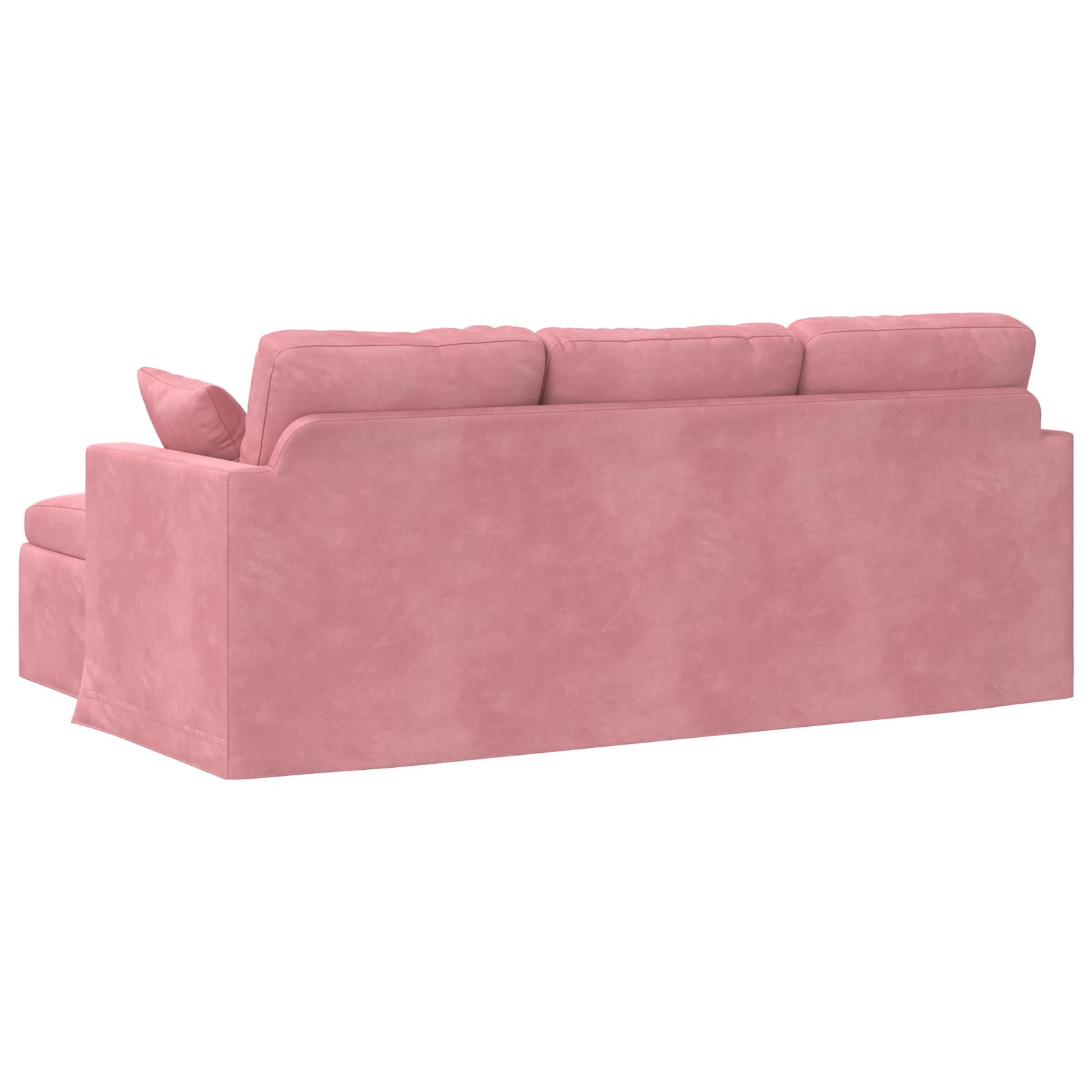 Καναπές Ροζ 198 x 134 x 80 εκ Βελούδο - Pakobazaar