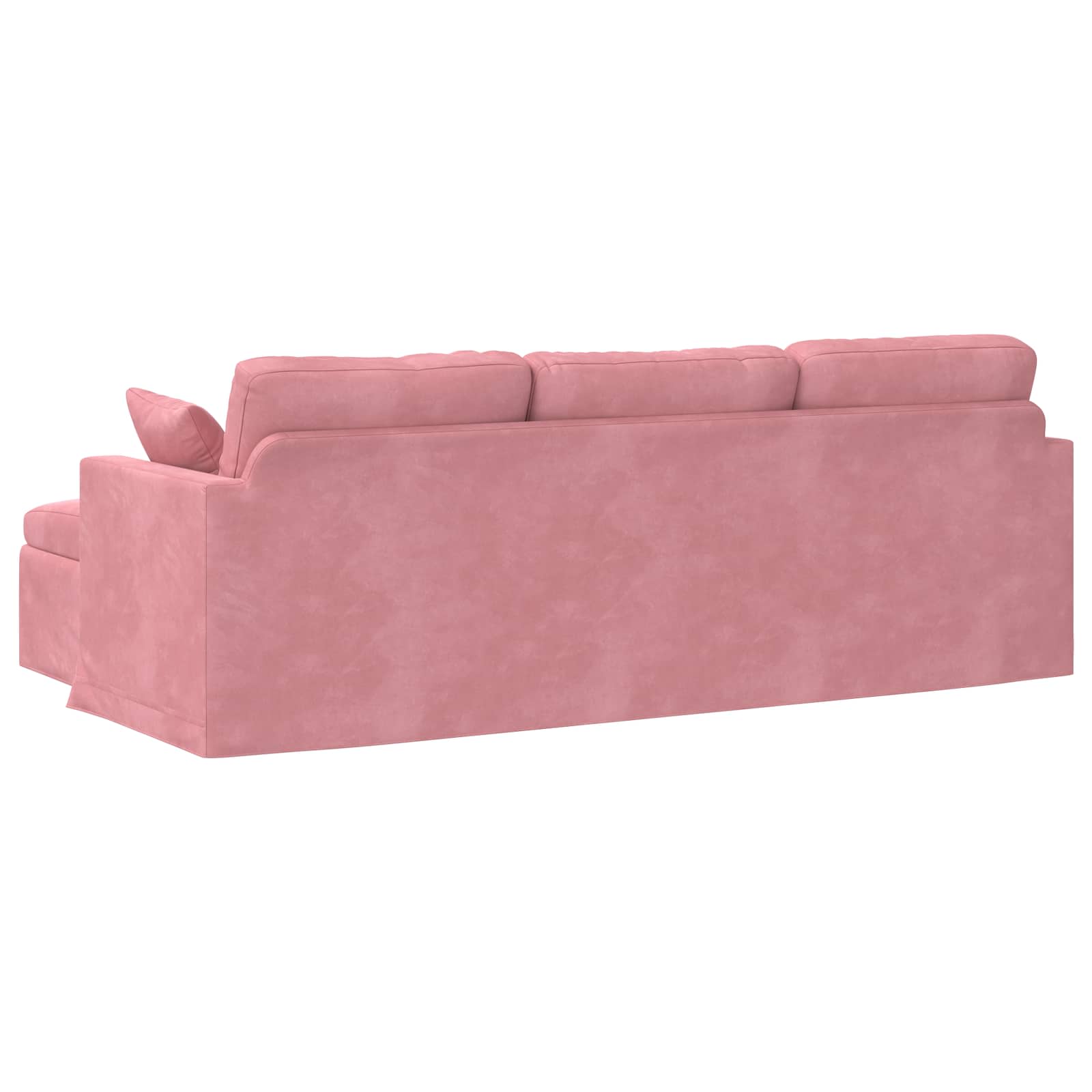 Καναπές Ροζ 228 x 134 x 80 εκ Βελούδο
