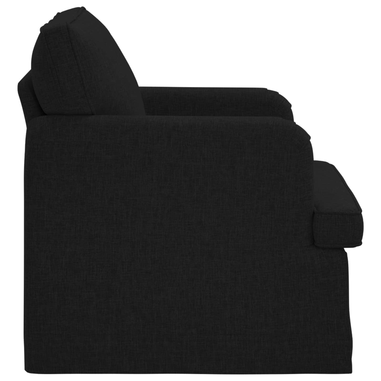 Καναπές Μαύρο 84 x 80 x 85 εκ ύφασμα - Pakobazaar