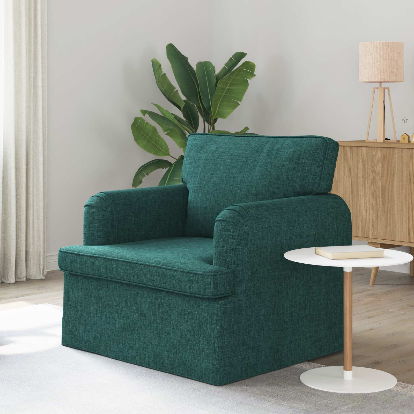 Καναπές Σκούρο Πράσινο 84 x 80 x 85 εκ ύφασμα - Pakobazaar