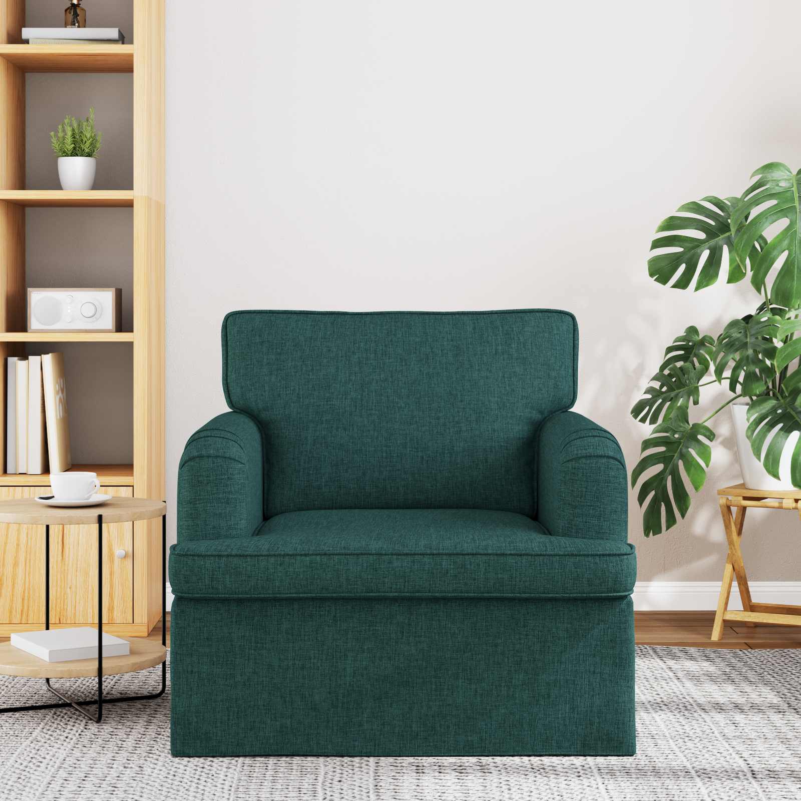 Καναπές Σκούρο Πράσινο 84 x 80 x 85 εκ ύφασμα - Pakobazaar