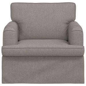 Καναπές Taupe 84 x 80 x 85 εκ ύφασμα - Pakobazaar