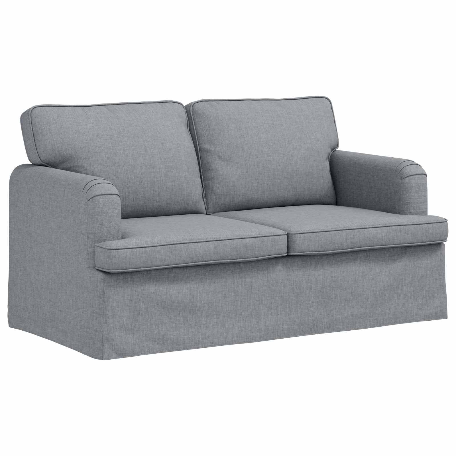 Καναπές Ανοιχτό γκρι 144 x 80 x 85 εκ ύφασμα - Pakobazaar