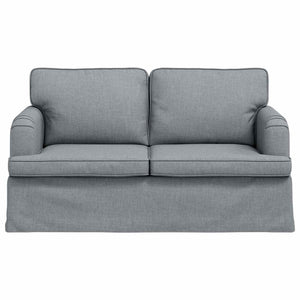 Καναπές Ανοιχτό γκρι 144 x 80 x 85 εκ ύφασμα - Pakobazaar