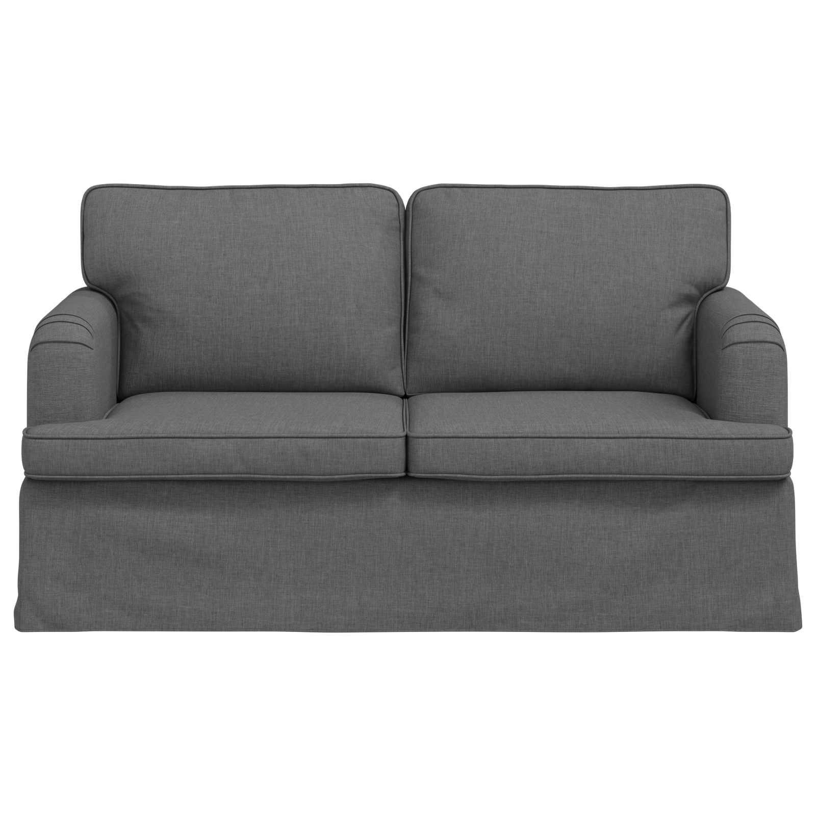 Καναπές Σκούρο Γκρι 144 x 80 x 85 εκ ύφασμα - Pakobazaar