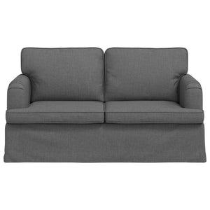 Καναπές Σκούρο Γκρι 144 x 80 x 85 εκ ύφασμα - Pakobazaar
