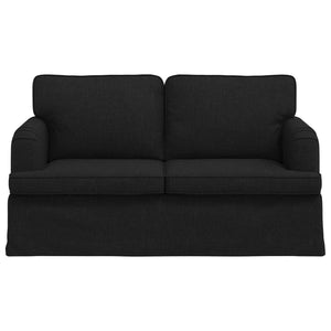 Καναπές Μαύρο 144 x 80 x 85 εκ ύφασμα - Pakobazaar