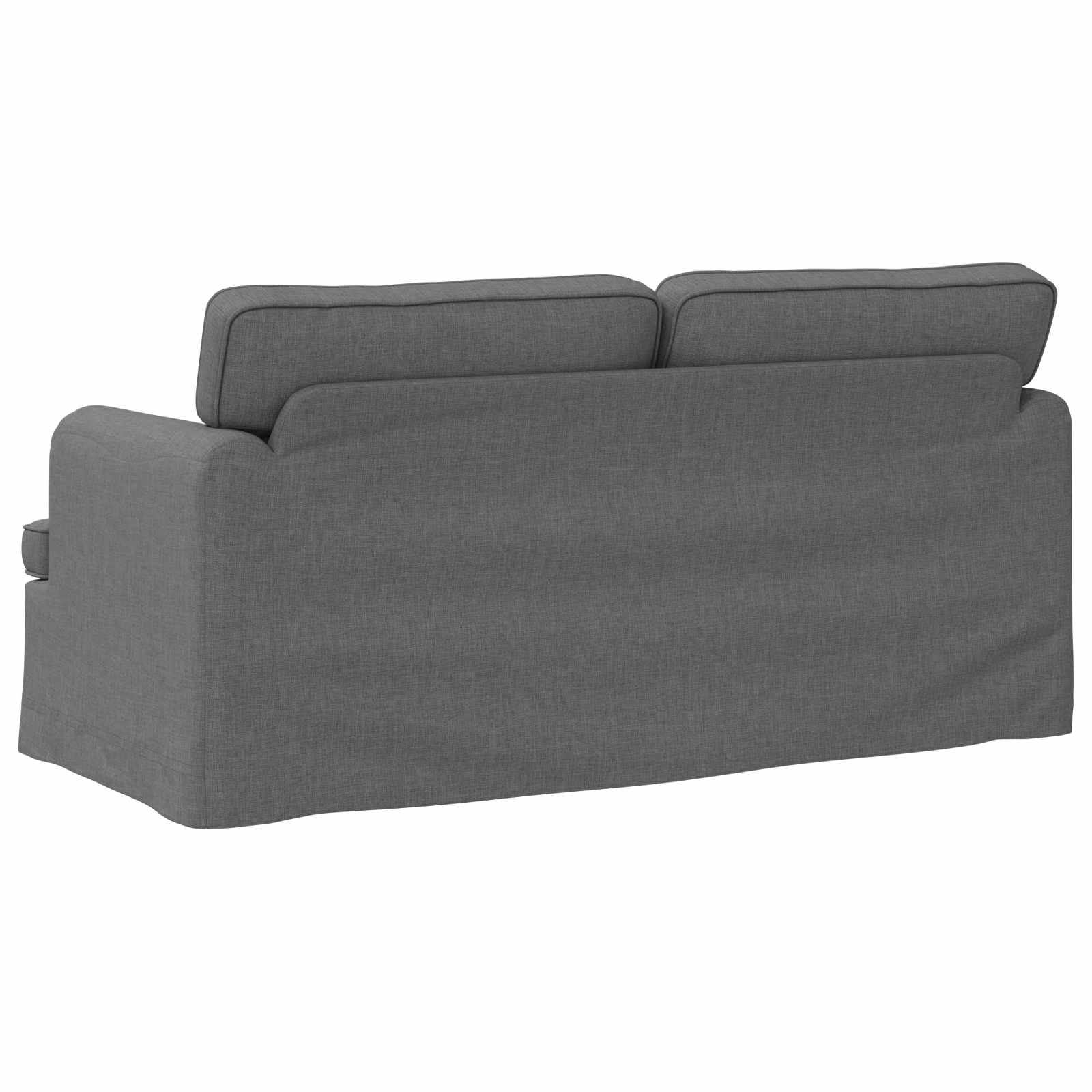 Καναπές Σκούρο Γκρι 142 x 80 x 85 εκ ύφασμα - Pakobazaar