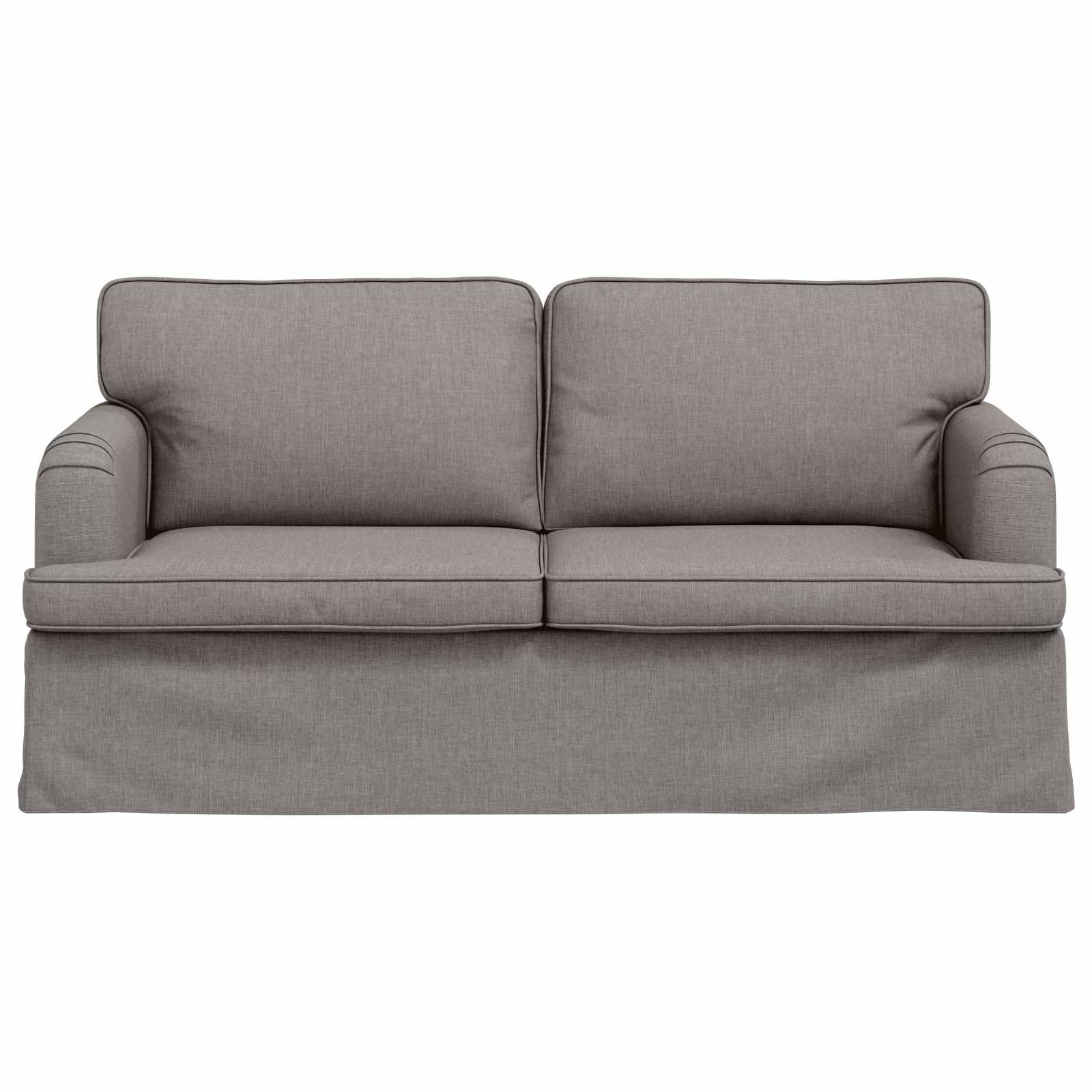 Καναπές Taupe 142 x 80 x 85 εκ ύφασμα - Pakobazaar