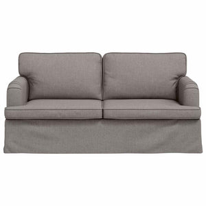 Καναπές Taupe 142 x 80 x 85 εκ ύφασμα - Pakobazaar