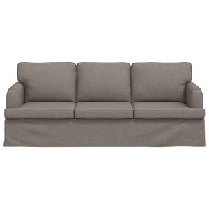 Καναπές Taupe 201 x 80 x 85 εκ ύφασμα - Pakobazaar