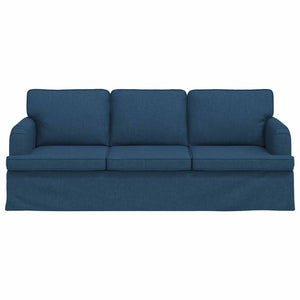 Καναπές Μπλε 201 x 80 x 85 εκ ύφασμα - Pakobazaar