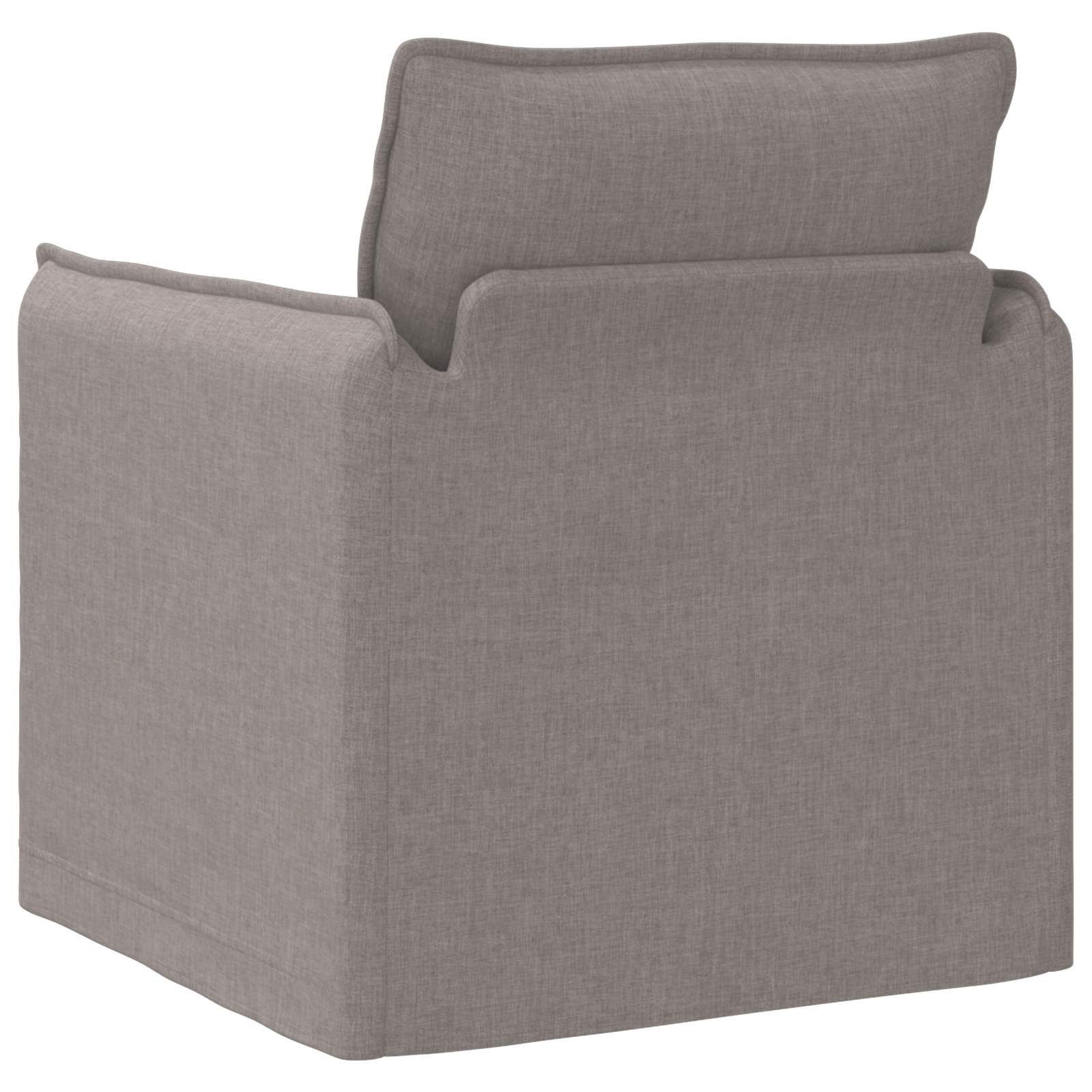Καναπές Taupe 195 x 82 x 85 εκ ύφασμα - Pakobazaar