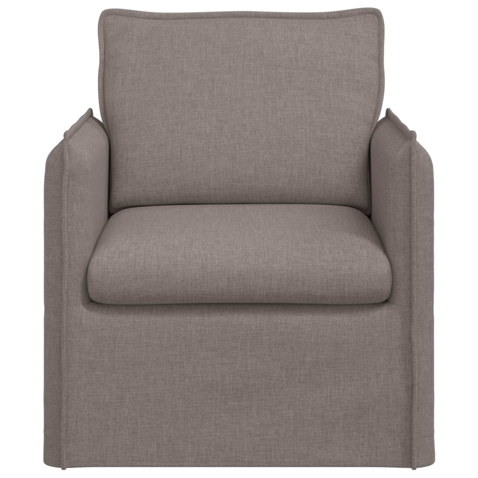 Καναπές Taupe 195 x 82 x 85 εκ ύφασμα - Pakobazaar