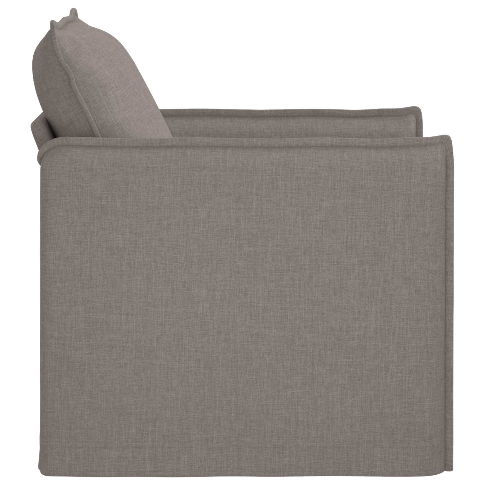 Καναπές Taupe 195 x 82 x 85 εκ ύφασμα - Pakobazaar