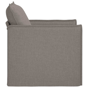 Καναπές Taupe 195 x 82 x 85 εκ ύφασμα - Pakobazaar